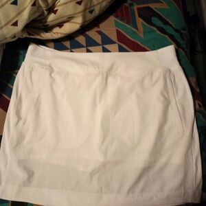 White Active Skort